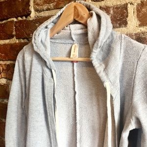 Asymmetrical Grey Hoodie